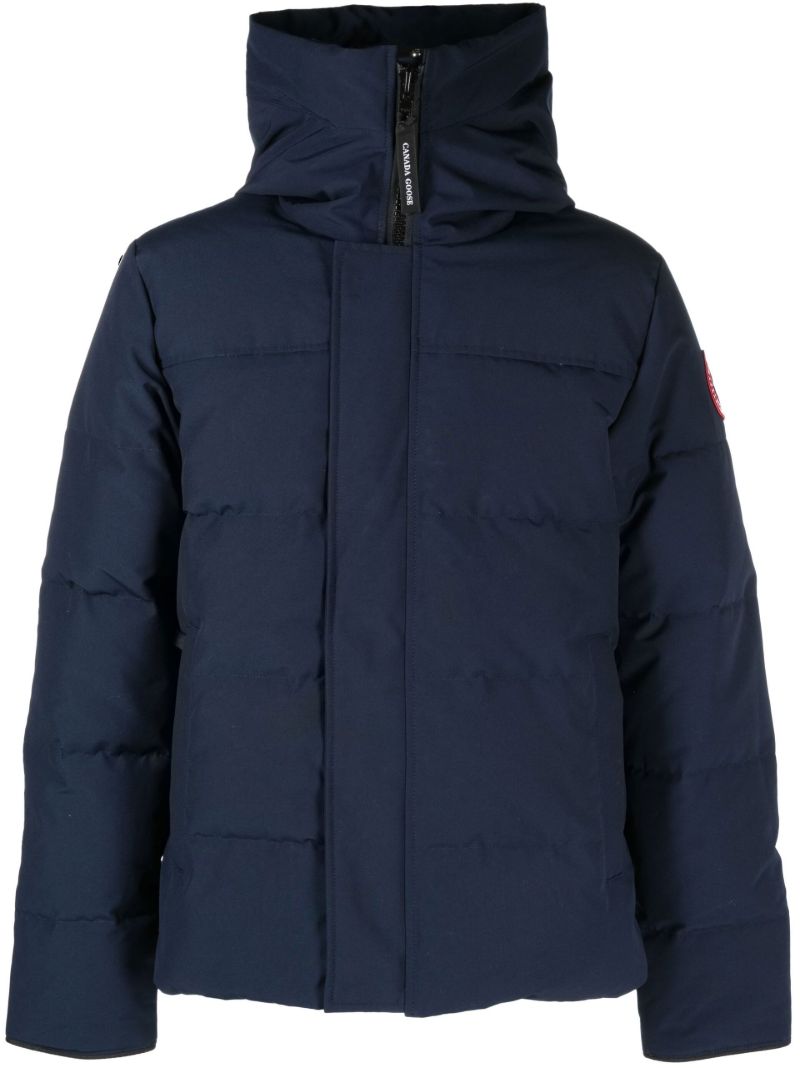 Blue Macmillan Hooded Quilted Coat