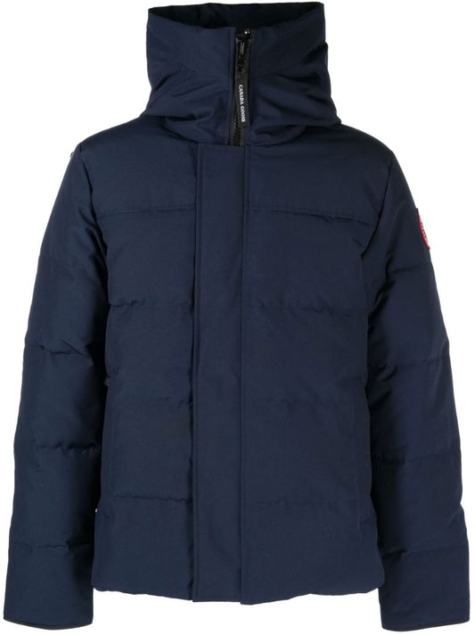 Blue Macmillan Hooded Quilted Coat