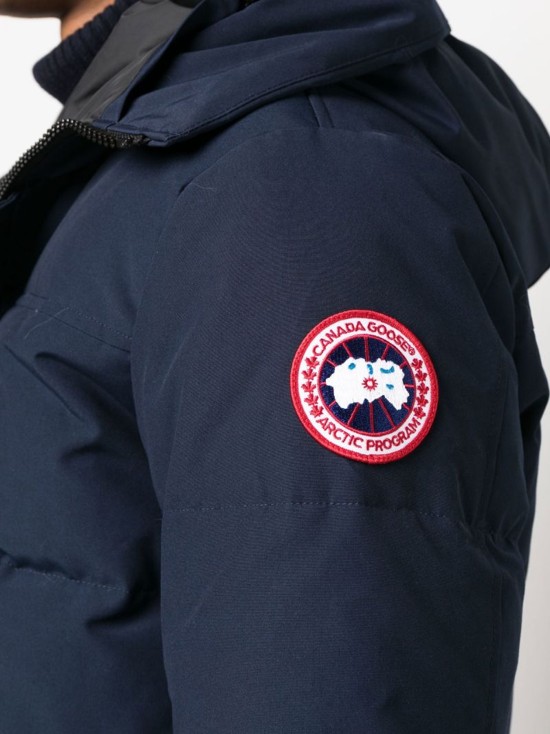 Blue Macmillan Hooded Quilted Coat