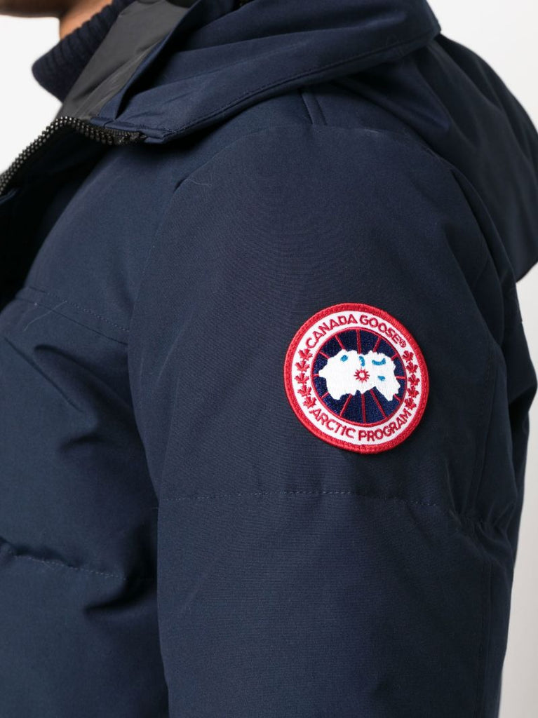Blue Macmillan Hooded Quilted Coat