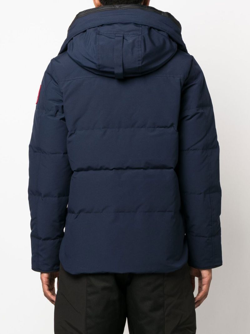 Blue Macmillan Hooded Quilted Coat