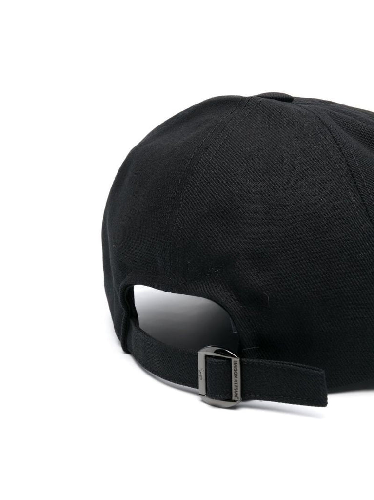 Black Fox Embroidered Baseball Cap