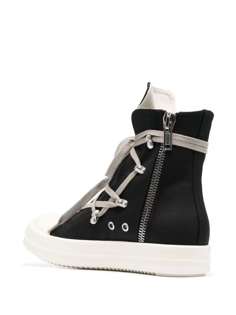 Black Hexa High-top Sneakers