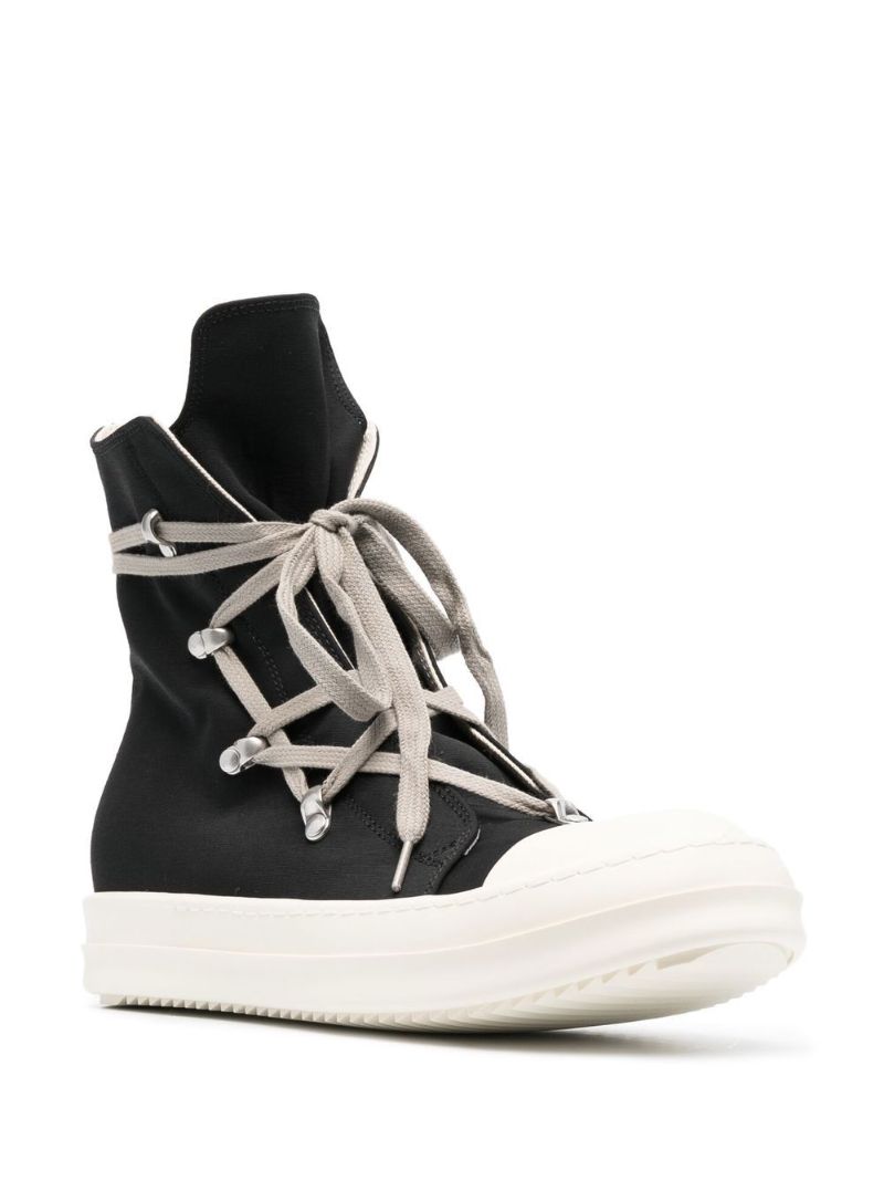 Black Hexa High-top Sneakers
