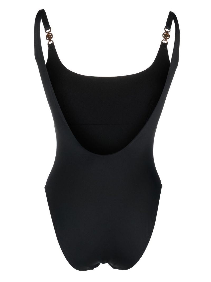 Black Medusa Detail Swimsuit