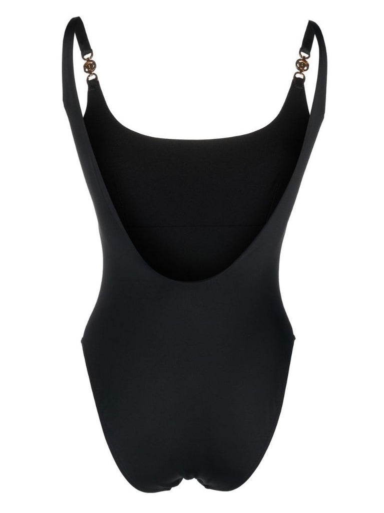 Black Medusa Detail Swimsuit