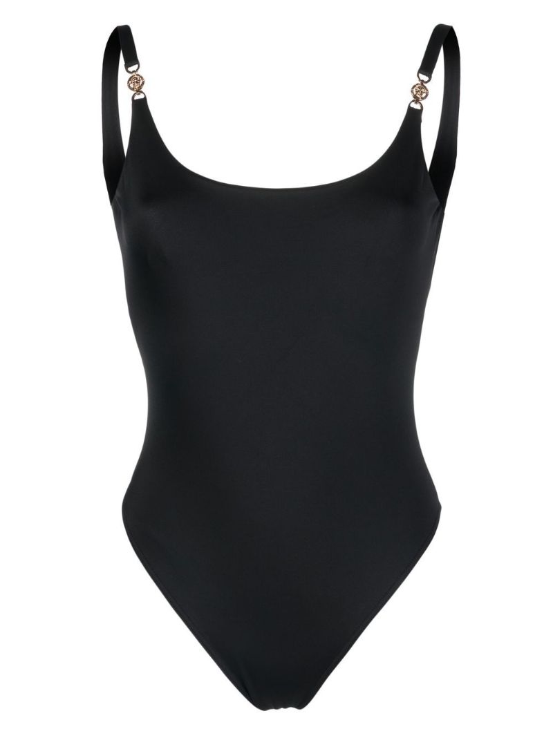 Black Medusa Detail Swimsuit