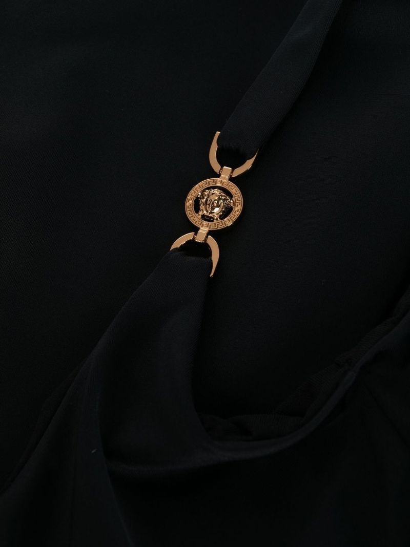 Black Medusa Detail Swimsuit