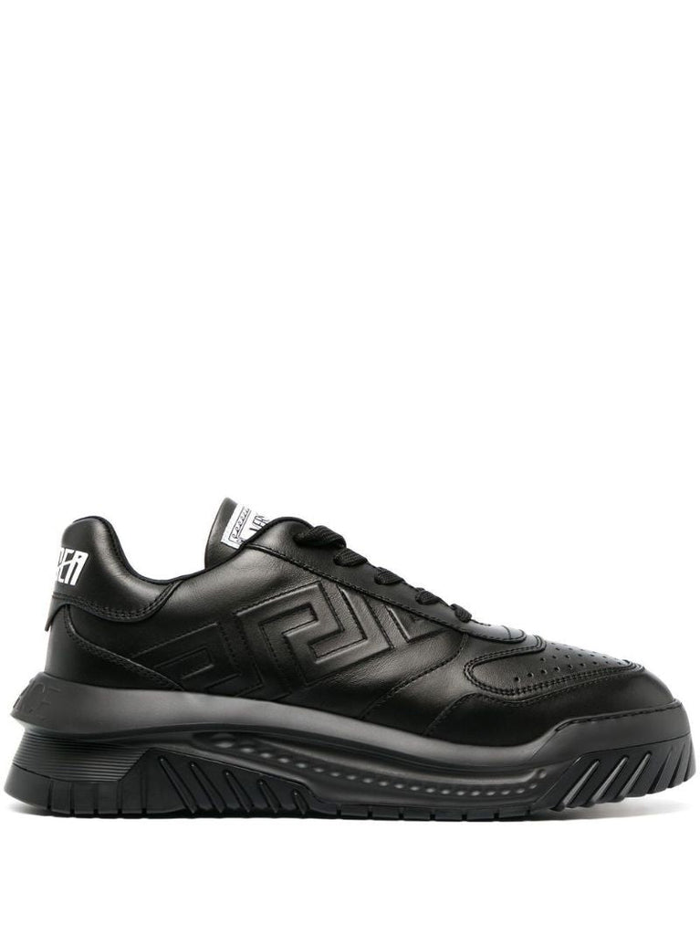 Black Odissea Leather Sneakers
