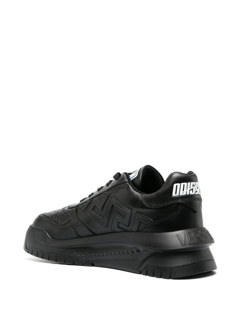 Black Odissea Leather Sneakers