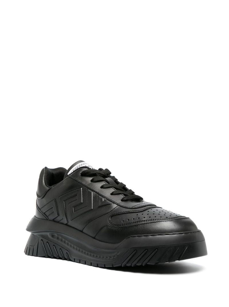 Black Odissea Leather Sneakers