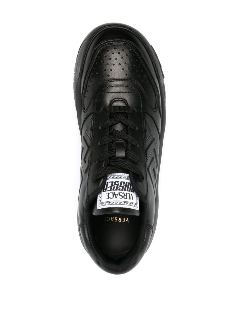 Black Odissea Leather Sneakers
