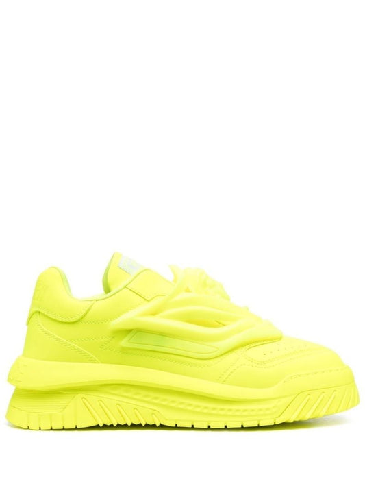 Yellow Odissea Leather Sneakers
