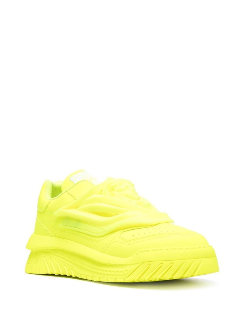 Yellow Odissea Leather Sneakers