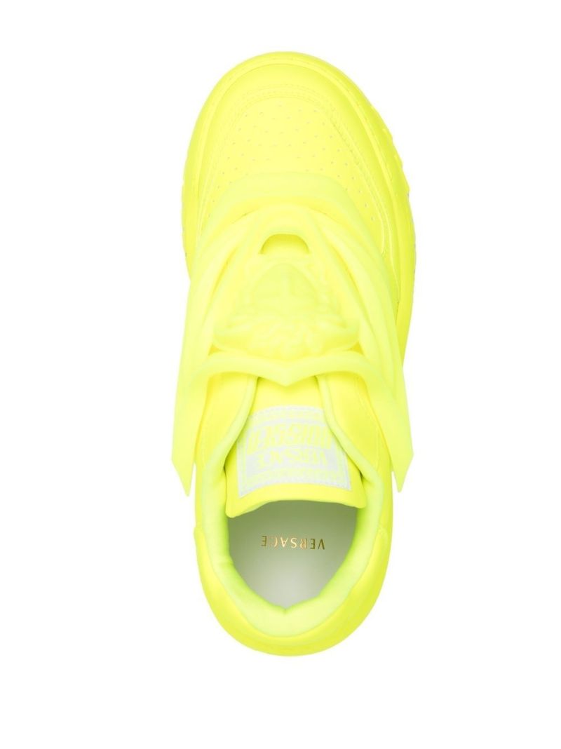 Yellow Odissea Leather Sneakers