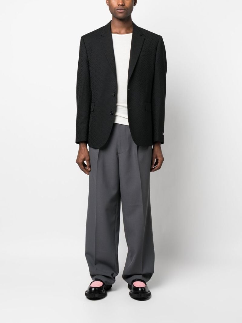 Black Single Breasted Blazer