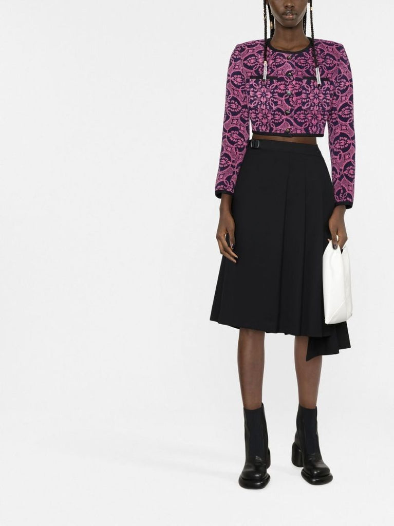 Pink Towels Tailored Cropped Jacket