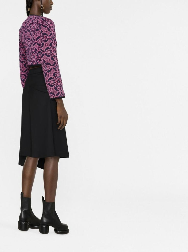 Pink Towels Tailored Cropped Jacket