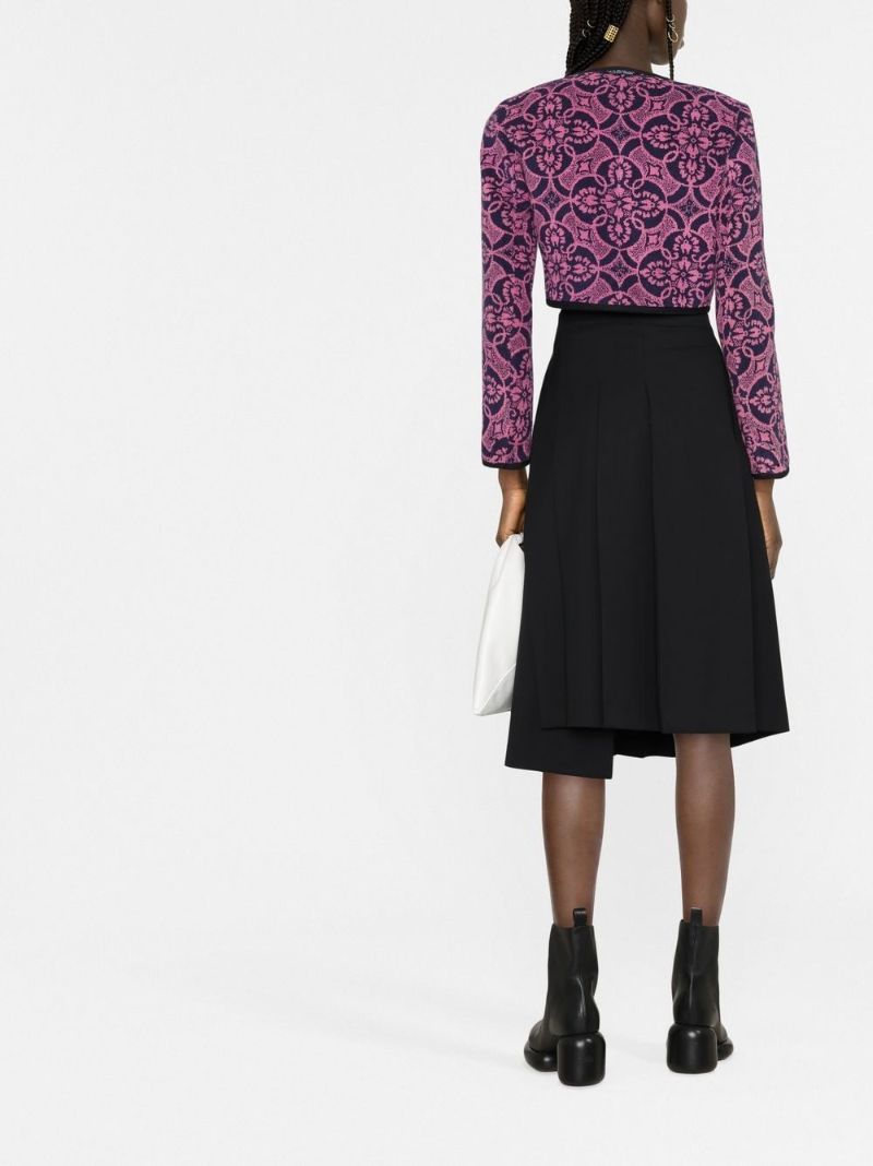 Pink Towels Tailored Cropped Jacket