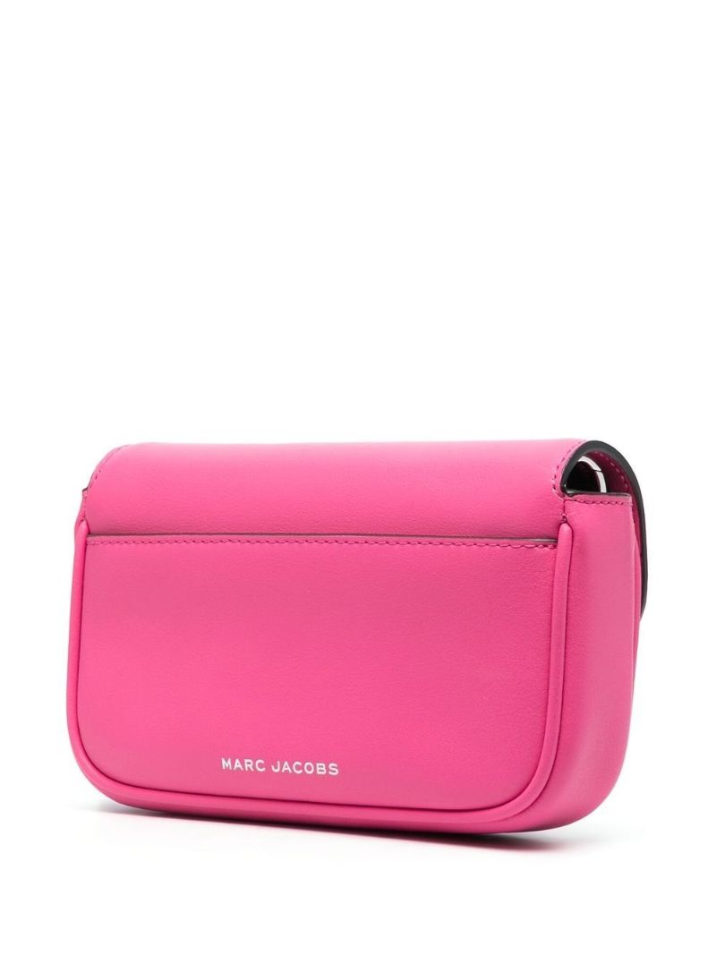 Pink J Marc Chain Strap Leather Shoulder Bag