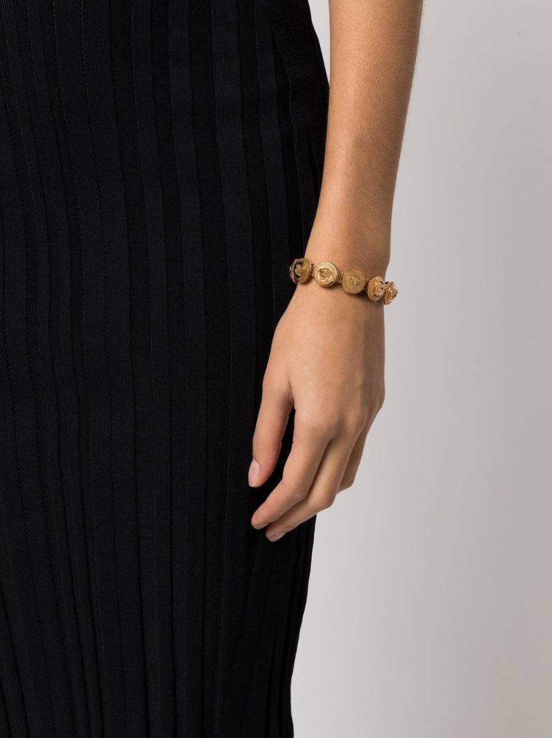 Gold-tone Medusa Biggie Bracelet