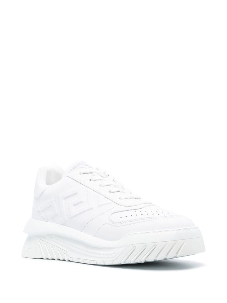 White Odissea Leather Sneakers