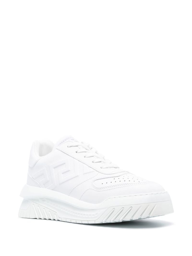 White Odissea Leather Sneakers