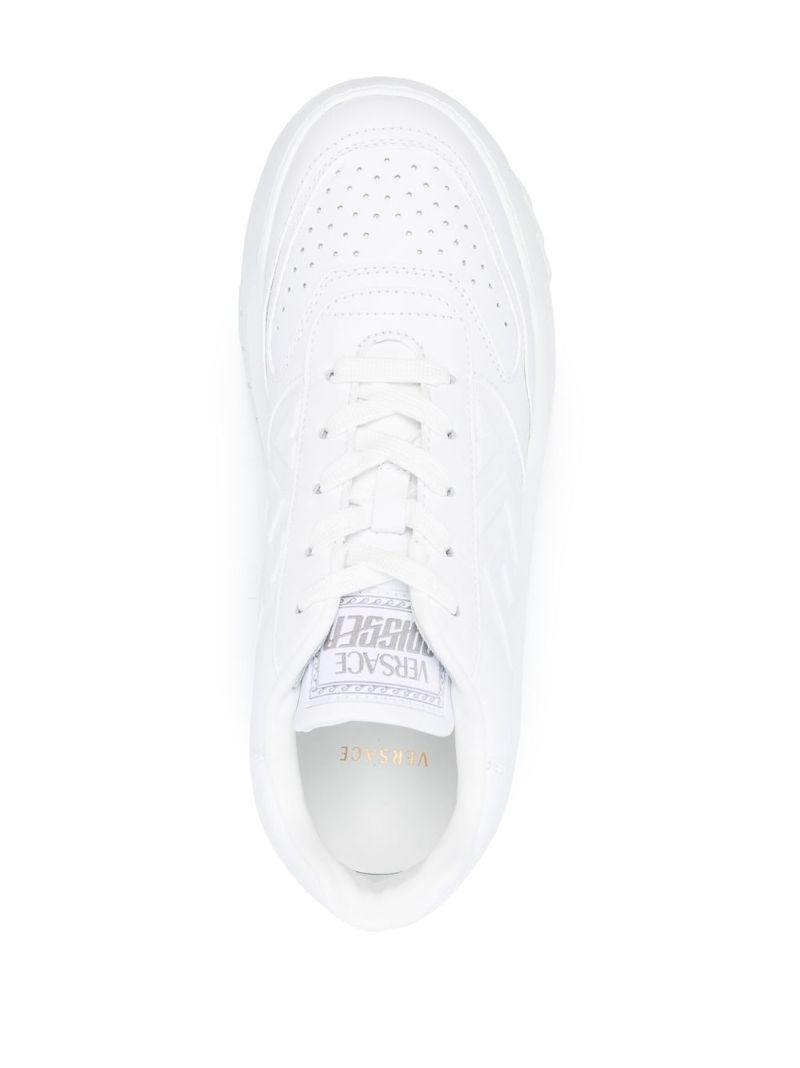 White Odissea Leather Sneakers