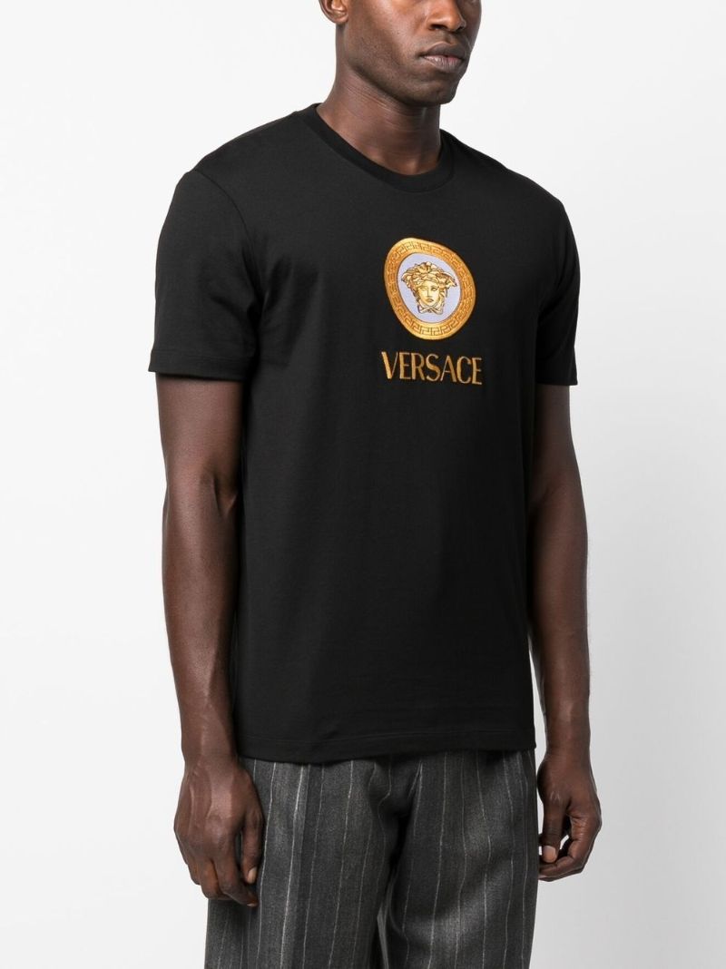 Black Medusa Print T-shirt