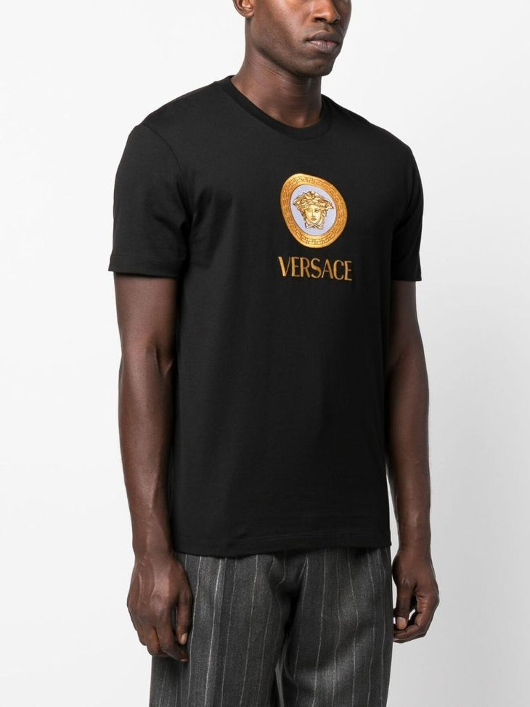 Black Medusa Print T-shirt