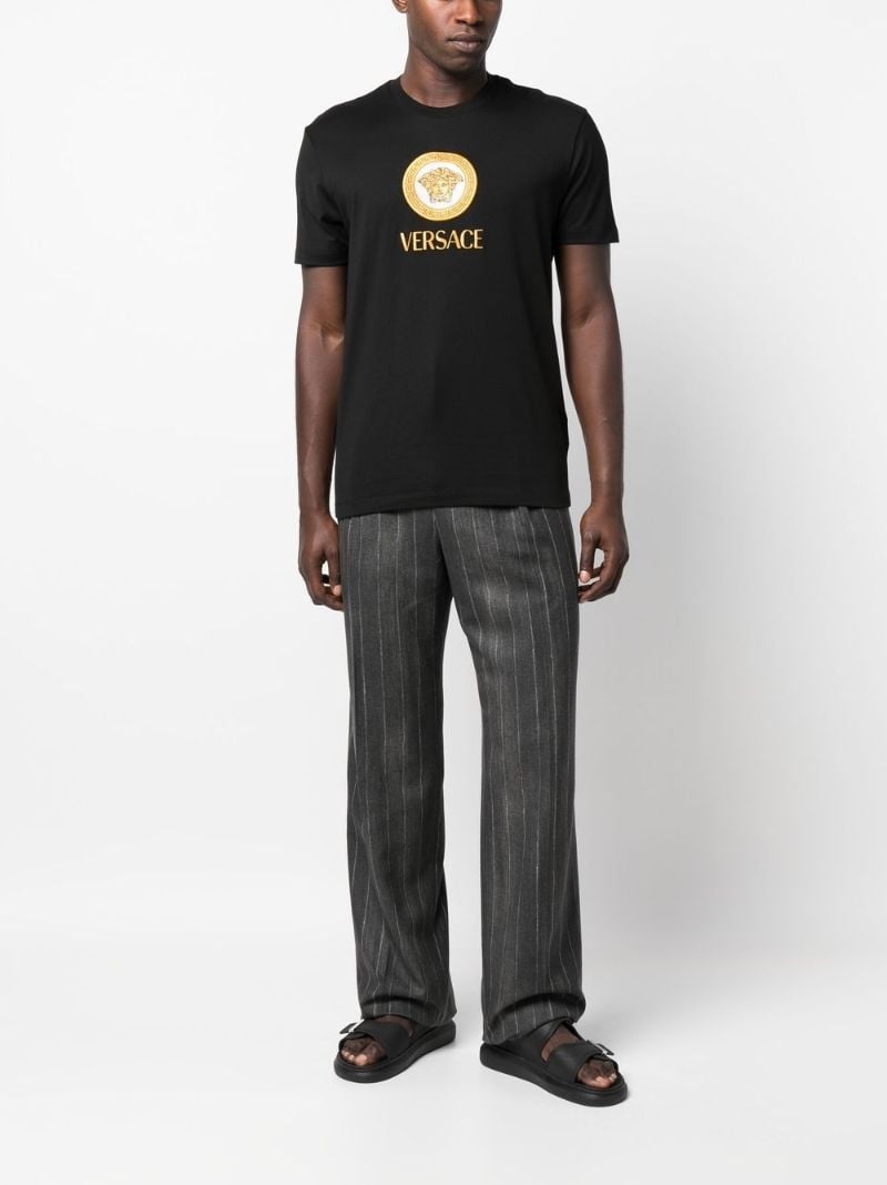 Black Medusa Print T-shirt