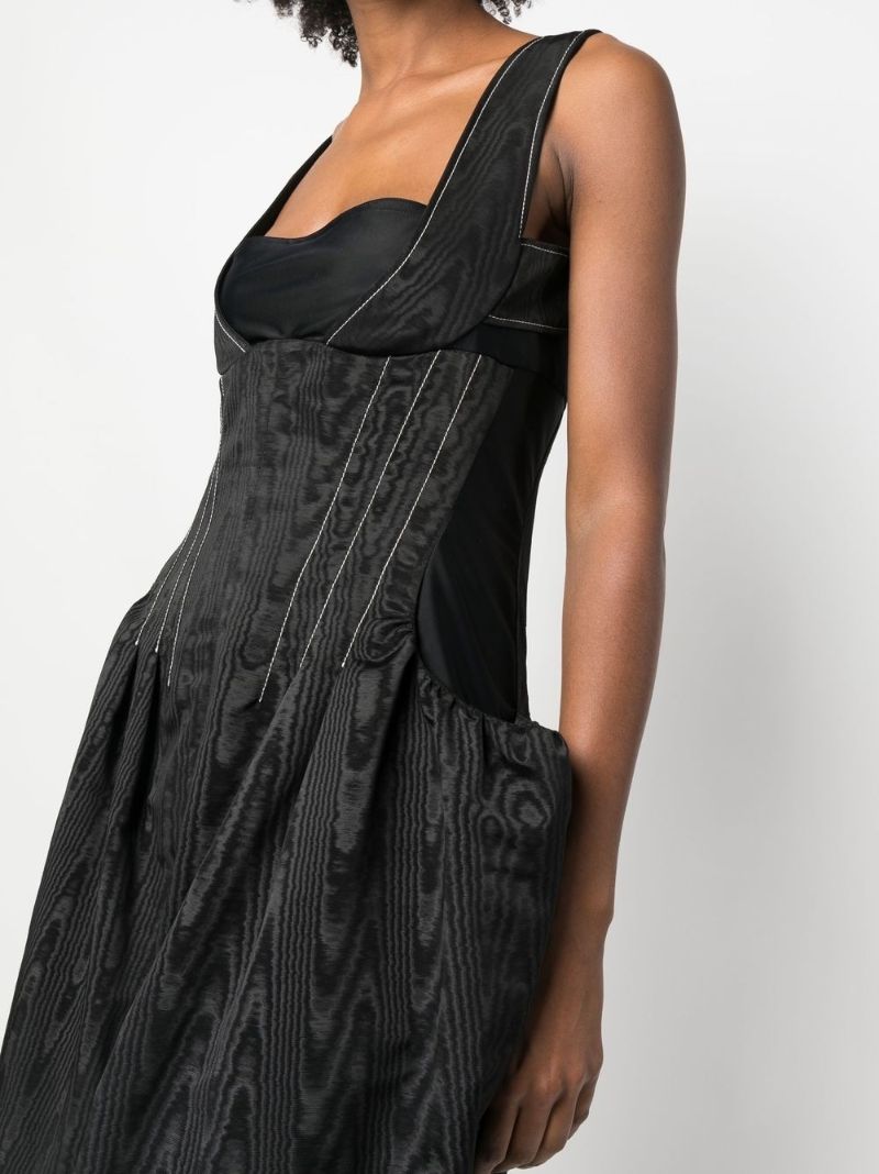 Black Moire Gown