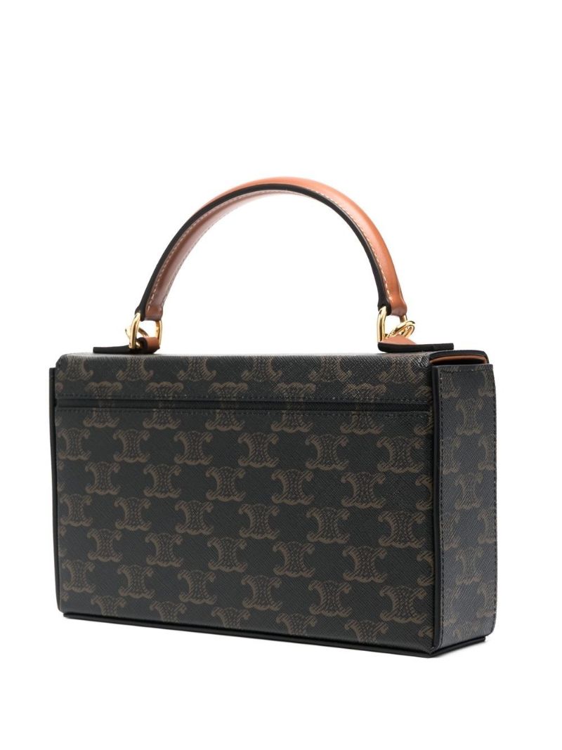Black Triomphe Box Tote Bag