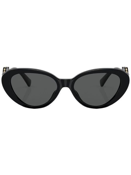 Black Medusa Plaque Sunglasses