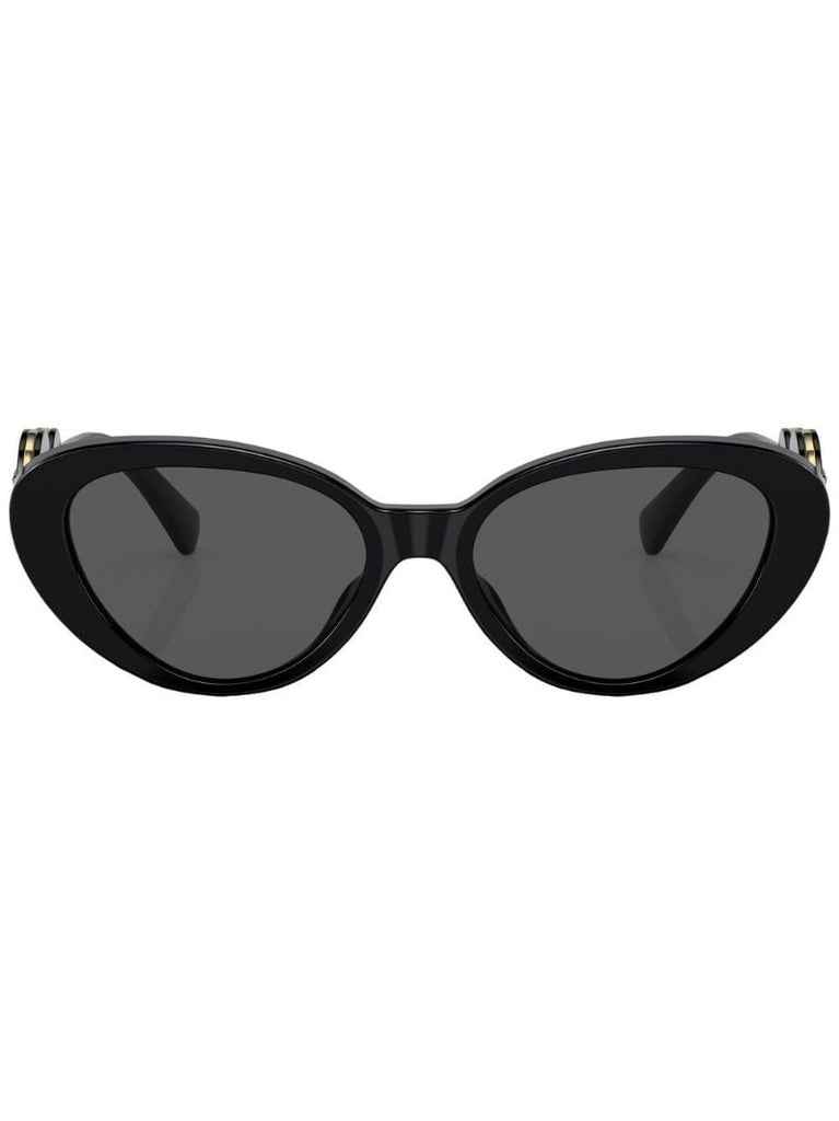 Black Medusa Plaque Sunglasses