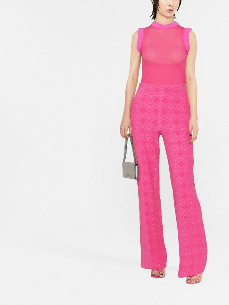 Pink Moon Sponge Jacquard Lounge Trousers