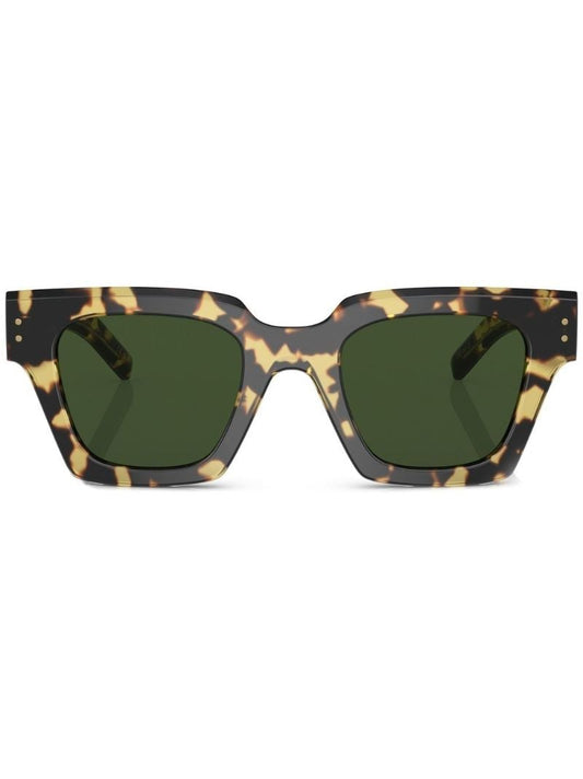 Yellow Havana Cat Eye Sunglasses