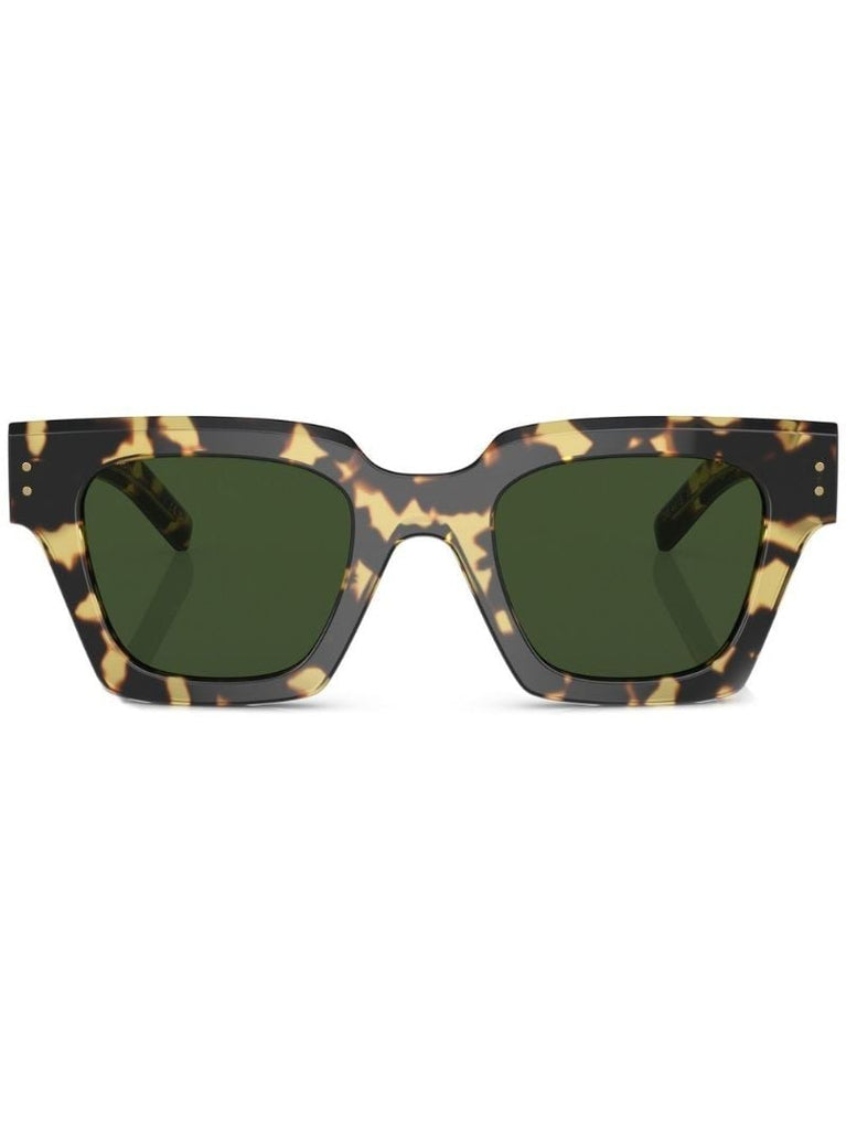 Yellow Havana Cat Eye Sunglasses