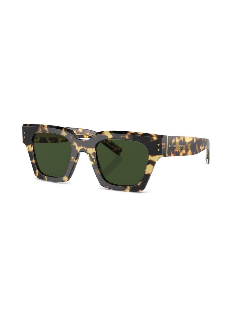 Yellow Havana Cat Eye Sunglasses