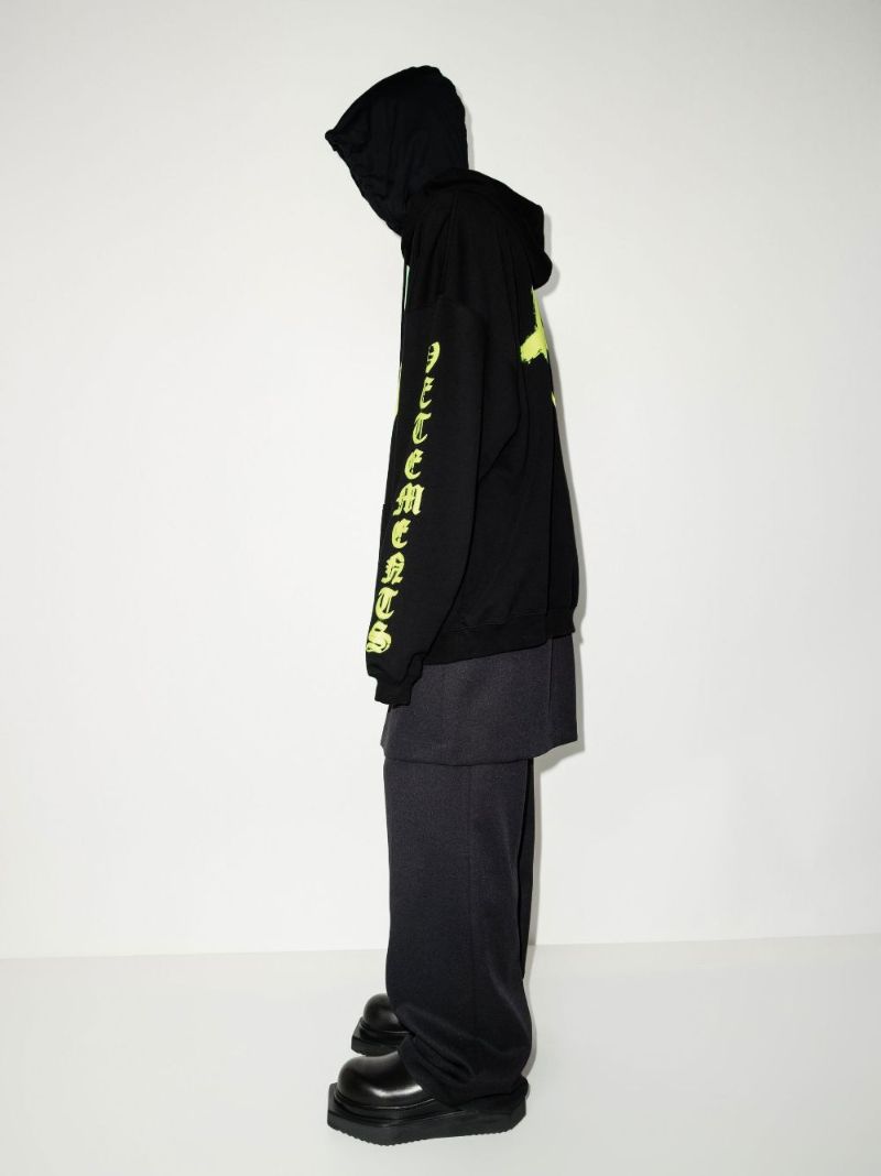 Black Double Anarchy Hoodie