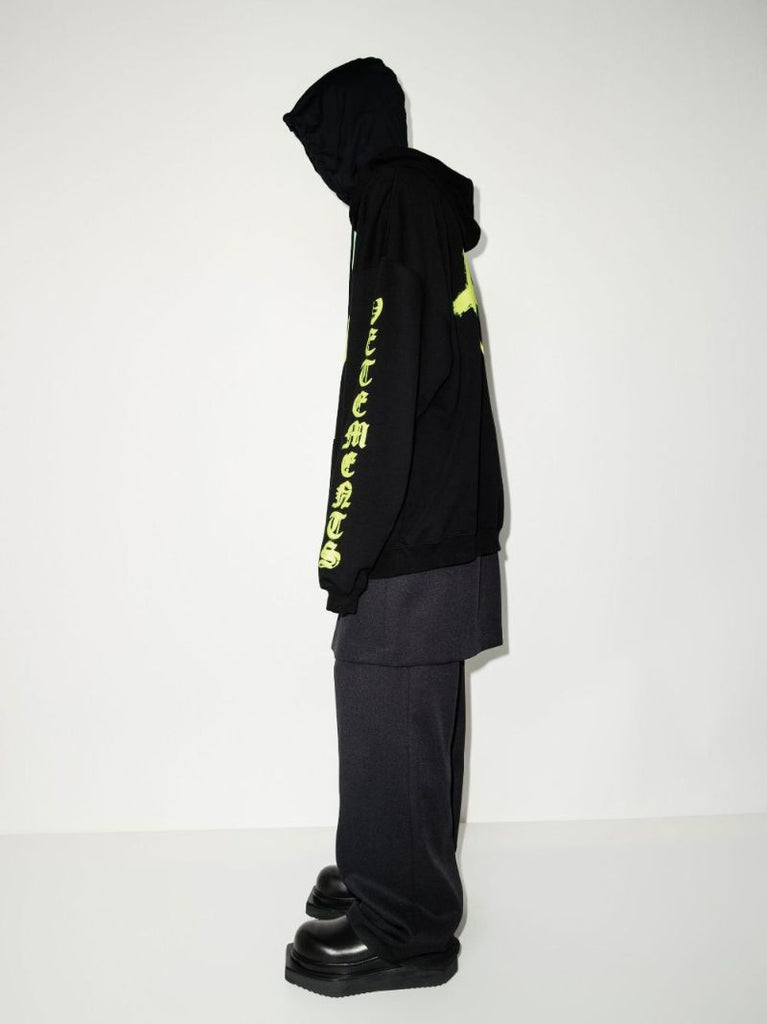 Black Double Anarchy Hoodie
