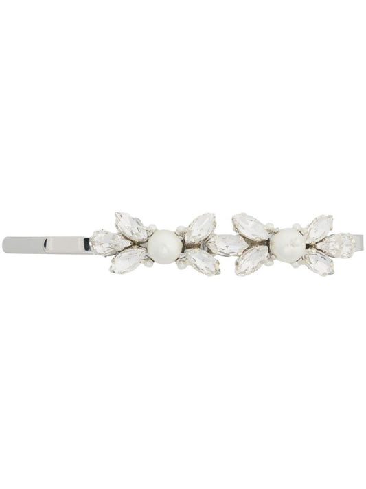 Silver-tone Crystal Embellished Hair Slide