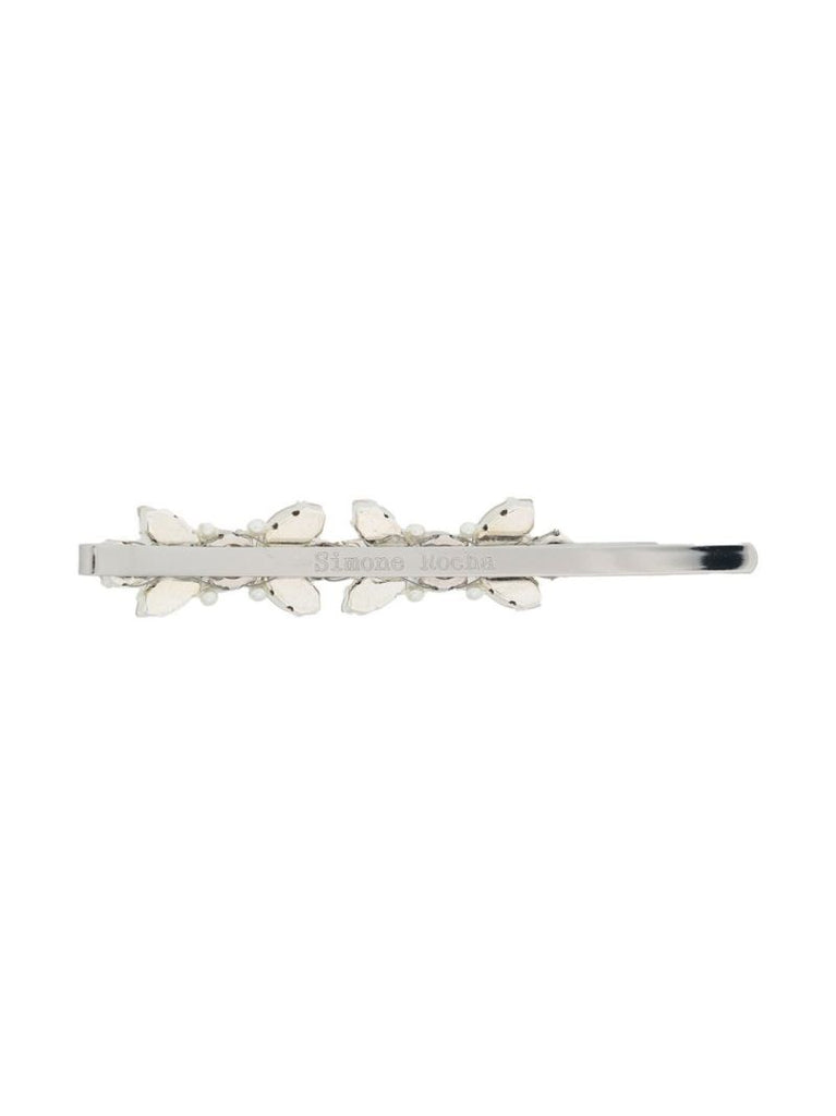 Silver-tone Crystal Embellished Hair Slide