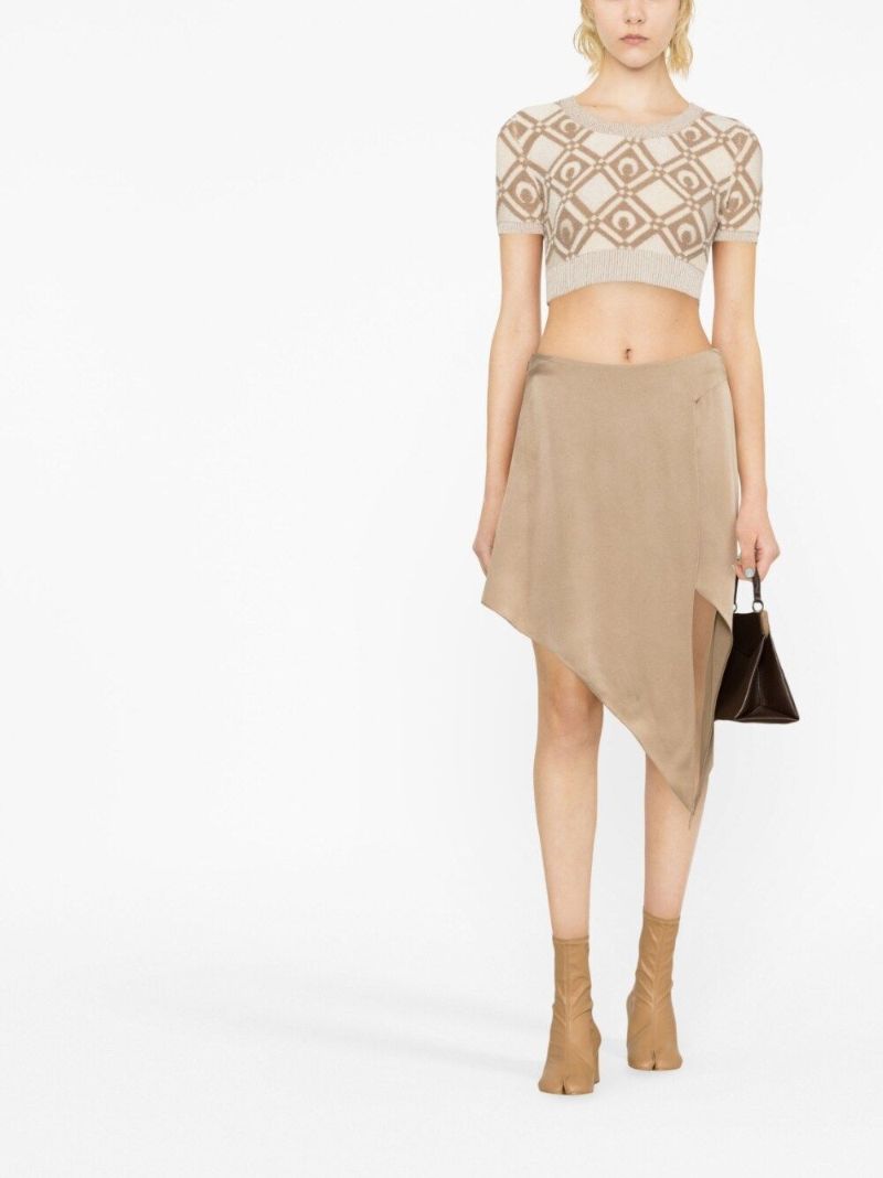 Neutral Moon Diamant Crop Top