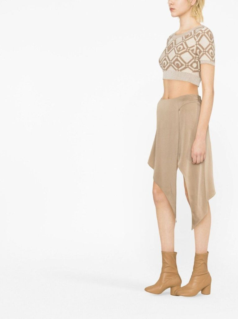 Neutral Moon Diamant Crop Top
