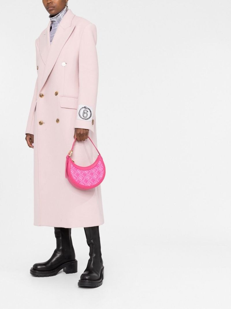 Pink Elips Moon Diamant Mini Shoulder Bag