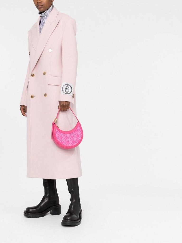 Pink Elips Moon Diamant Mini Shoulder Bag