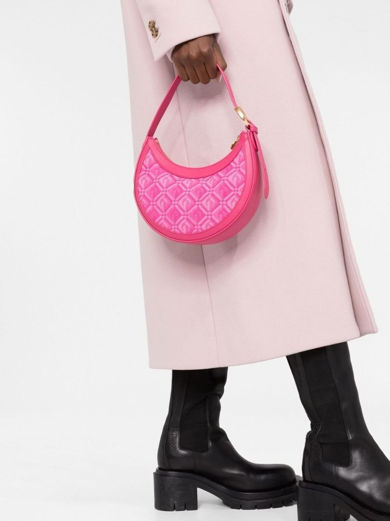 Pink Elips Moon Diamant Mini Shoulder Bag
