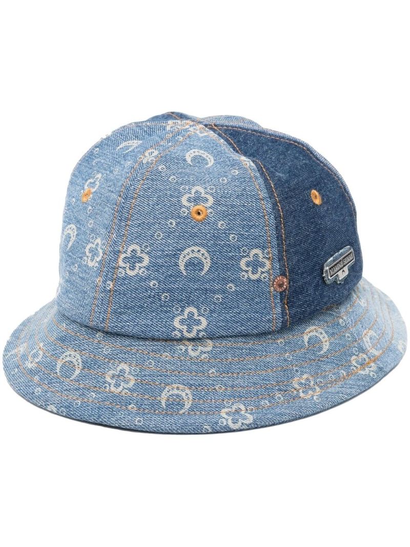 Blue Moonogram Denim Bucket Hat