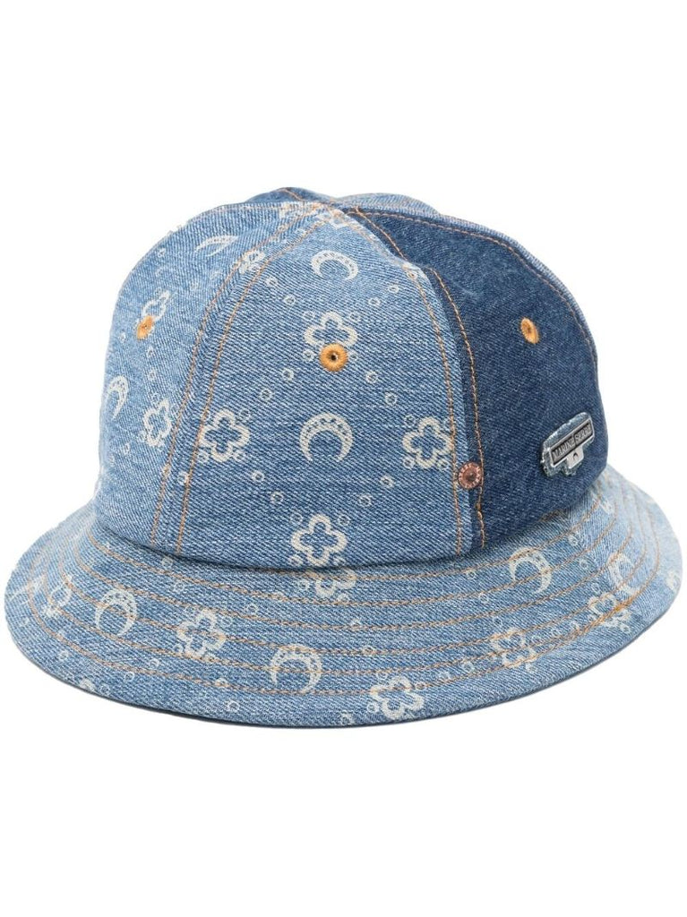 Blue Moonogram Denim Bucket Hat